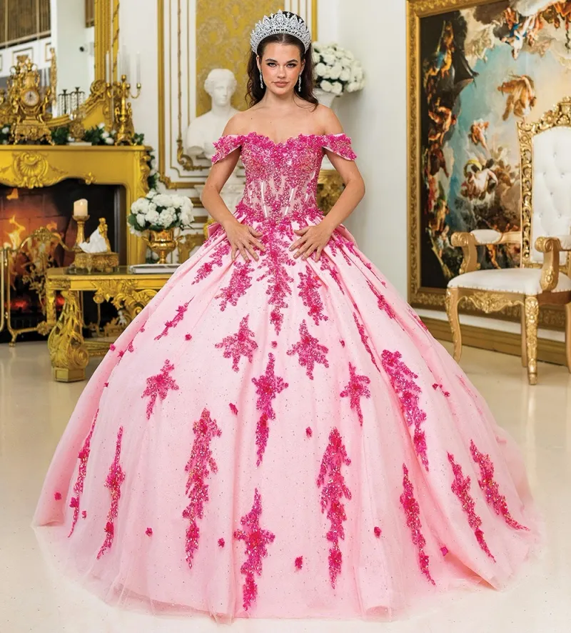 Vestido de 15 años Off Shoulder estilo corset de la linea Imperium