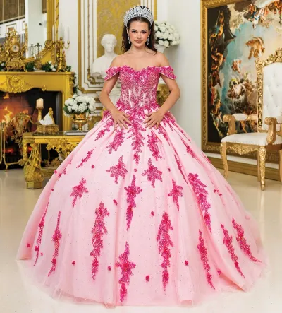 Vestido de 15 años Off Shoulder estilo corset de la linea Imperium