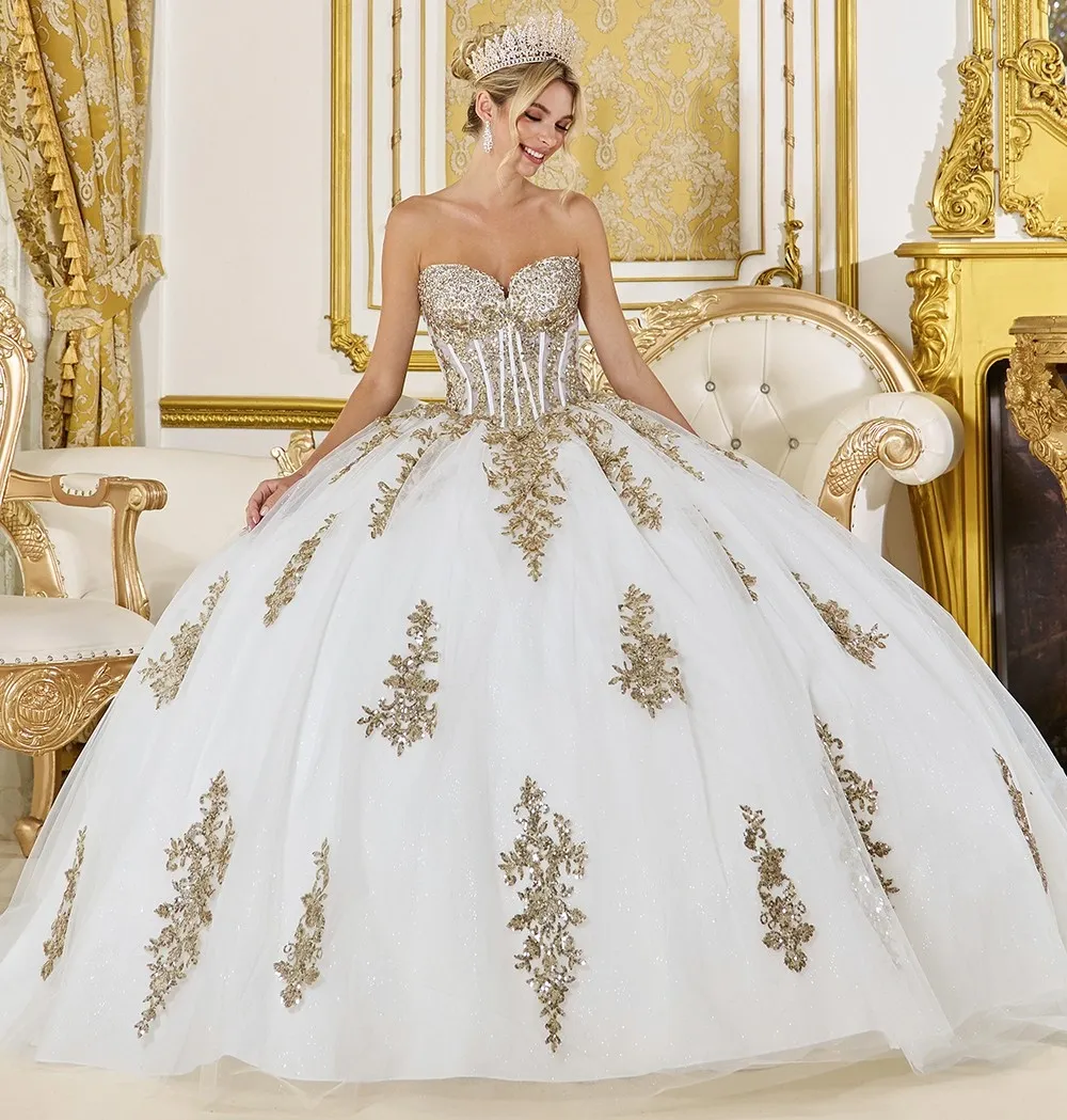 Vestido de 15 años Strapless estilo corset de la linea Imperium