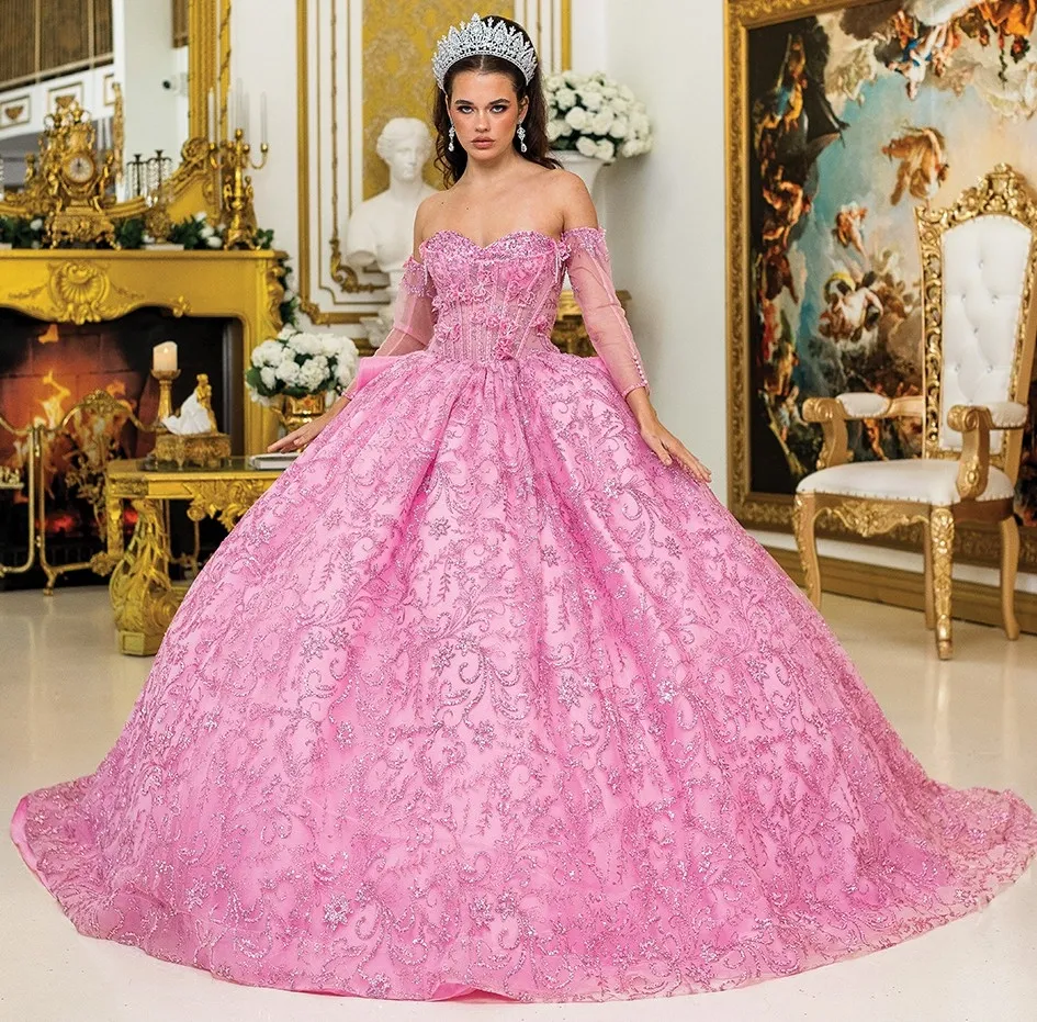 Vestido de 15 años Off Shoulder estilo corset de la linea Imperium