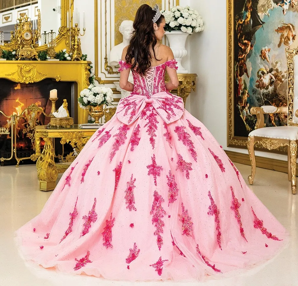Vestido de 15 años Off Shoulder estilo corset de la linea Imperium
