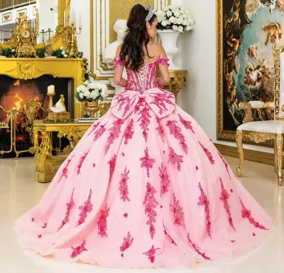 Vestido de 15 años Off Shoulder estilo corset de la linea Imperium